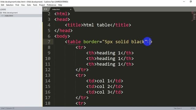 How to Make Table in HTML смотреть онлайн