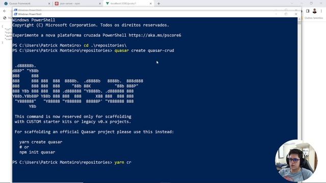 01 - ? CRUD COM VUE 3 E QUASAR FRAMEWORK - CONFIGURAÇÕES INICIAIS DO PROJETO смотреть онлайн
