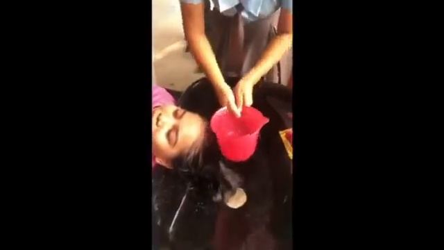 First Performance Done ❤️#SHSTVL #JVferriolsNHS #Hairdressing_NC|| #Shampooing #1st_Performace