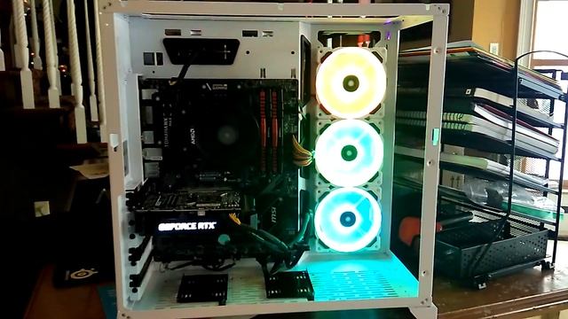 CORSAIR - LL Series, LL120 RGB, 120mm RGB LED Fan, Triple Pack with Lighting Node PRO - White смотреть онлайн