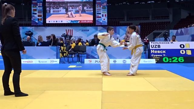 2019.05.23 Турнир им. Анатолия Рахлина, 3-я схватка 38 кг. смотреть онлайн