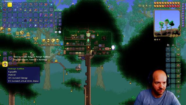 LIVE - Terraria: Drunk World Master Mode - Rumble in the Jungle смотреть онлайн