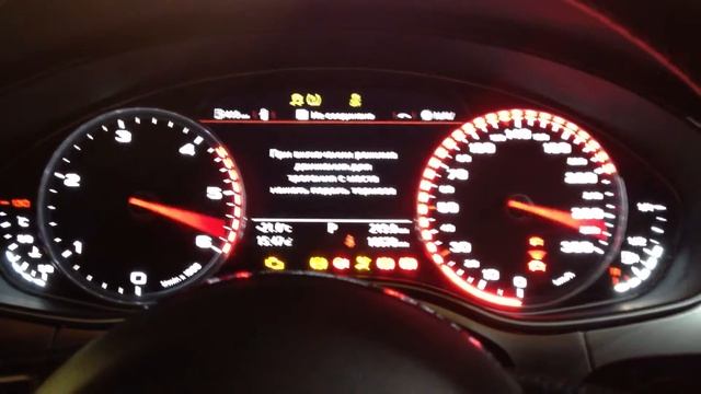 Instrument Cluster Output Test Audi A7 (Тест Стрелок Audi A7) смотреть онлайн