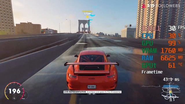 Radeon Vega 8 Graphics -- AMD Ryzen 3 3200G -- The Crew 2 FPS Test смотреть онлайн
