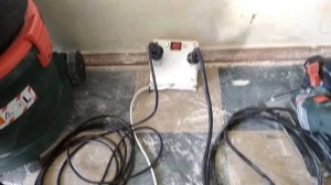 Устройство синхронного пуска пылесоса и штробореза -metabo- строителей-электриков.