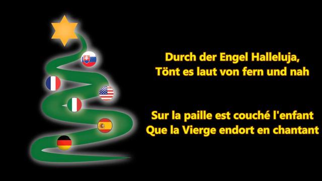 Stille Nacht, heilige Nacht - Douce nuit, sainte nuit (DE / FR lyrics) смотреть онлайн