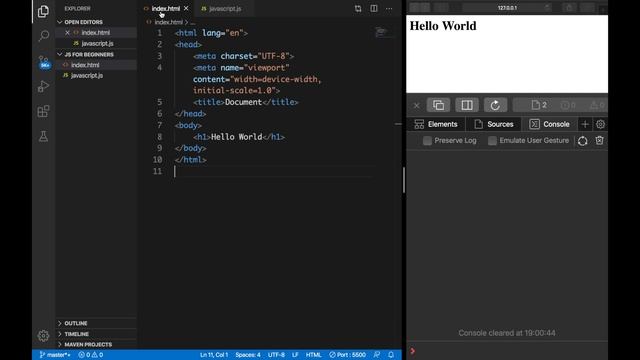 Using The Console | JavaScript For Beginners | JavaScript Tutorials | Learn JavaScript In 2020 смотреть онлайн