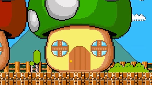 Mario Battle: Mario's Mega Goomba Gold vs. Marble Race Peach Calamity! смотреть онлайн