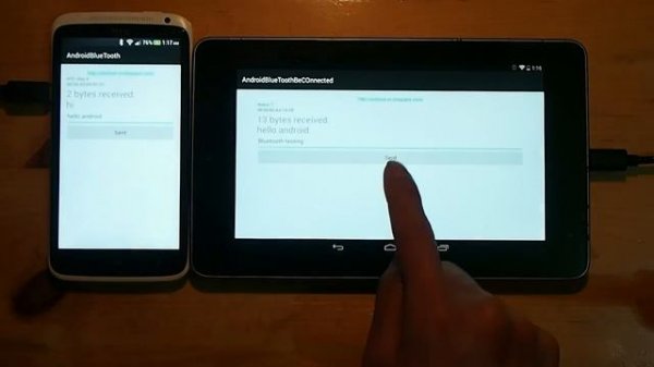 Bluetooth communication between Android devices