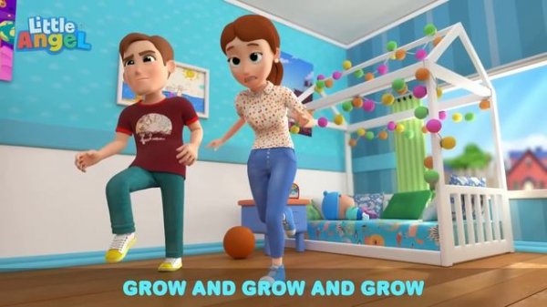 Jobs Song | Little Angel | Fun Kids Songs | Nursery Rhymes