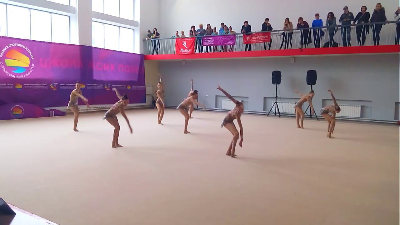 Эстетическая гимнастика команда Манго