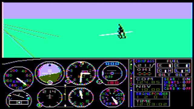 Microsoft Flight Simulator 1.0 Прохождение (1982) смотреть онлайн