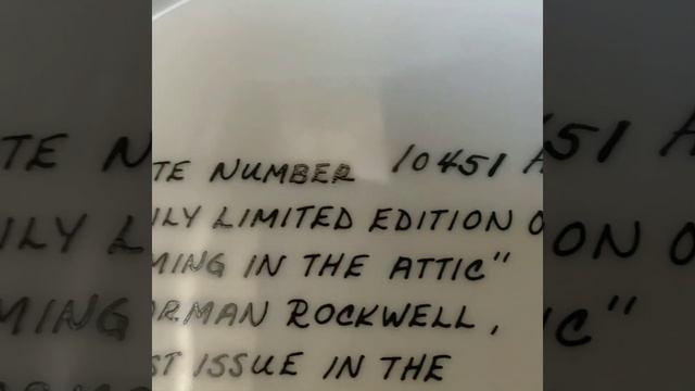 127.c. Мы лучше поспешим на бал! Заключительная часть обзора моих тарелочек от Нормана Роквелла. смотреть онлайн