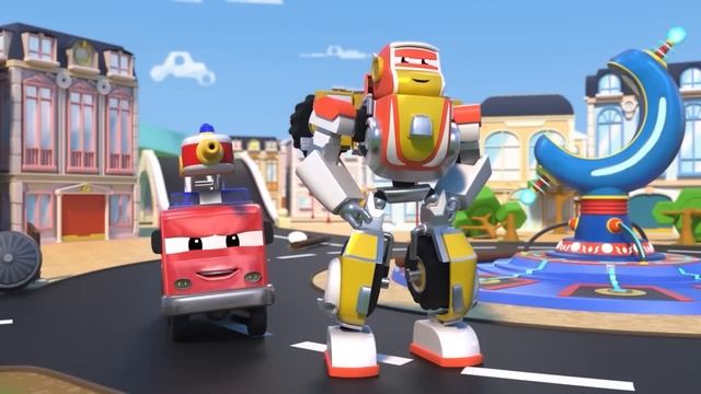 ?Oh No! BAD ROBOT Created Bad SANTA CLONES! Help, Transformer Robot Firetruck! ? Robofuse смотреть онлайн
