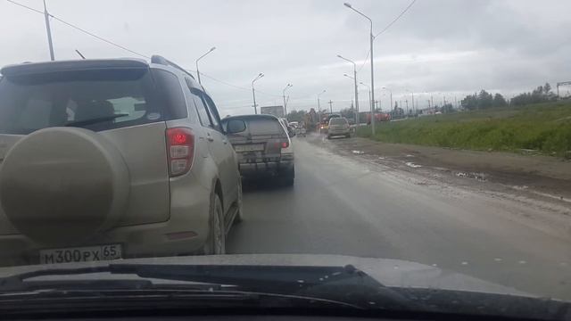 ремонт объездной дороги г. Южно Сахалинск смотреть онлайн