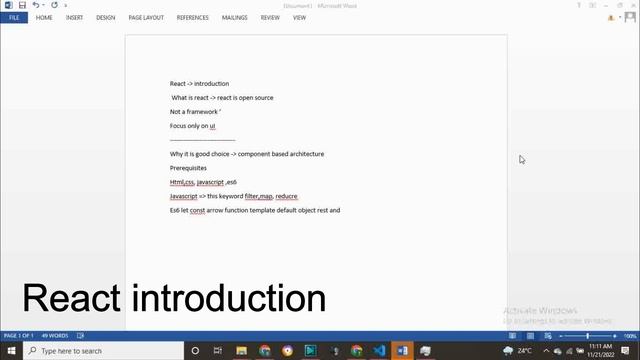Reacts Tutorial - 1 - Introduction 2022 #react #reactjs #reactjscourse смотреть онлайн