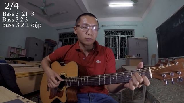 Nhịp 4/4, 2/4, 3/4, 6/8 - Các cách tỉa và quạt thường gặp trong đệm hát смотреть онлайн