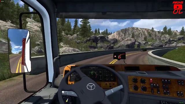 HATAY-LATTAKİA MERCEDES ACTROS MP1 İLE ETS 2 YOLLARDAYIZ смотреть онлайн