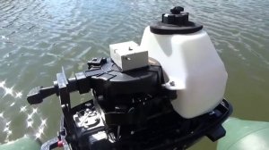 Тест ФУОЗ на реке. Мотор Hangkai 6.0