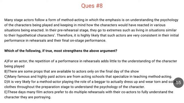 GMAT Verbal Quiz - Solve 700-Level Critical Reasoning Strengthen & Weaken Questions смотреть онлайн