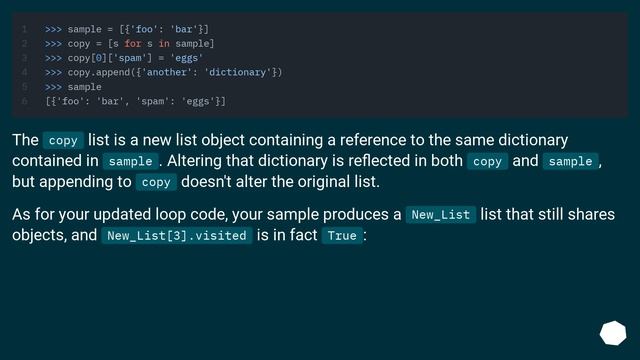 Shallow or deep copy in a list comprehension смотреть онлайн