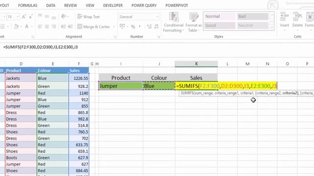 How to use SUMIFS in Excel смотреть онлайн