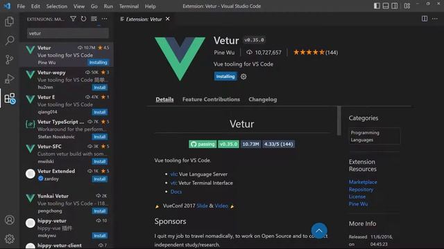 #02 - Development Environment Setup - Vue 3 (Options API) Tutorial смотреть онлайн