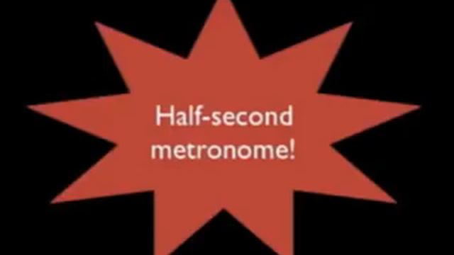 Half-Second Metronome смотреть онлайн