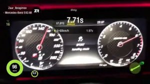 Разгон Mercedes E43 AMG