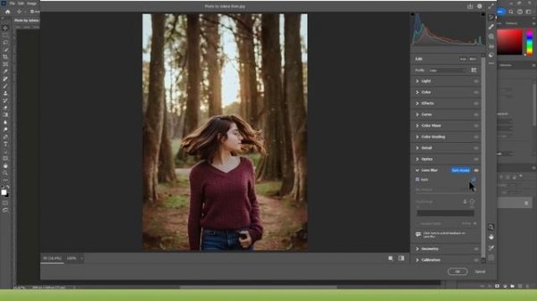 How to blur background in photoshop 2024 | Background blur photo editing