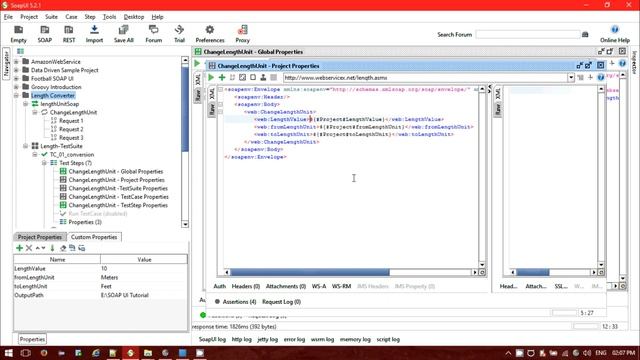 Properties and parameterization in SoapUI 5 ways смотреть онлайн