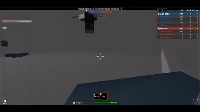 ROBLOX Black Ops Battlefield Gameplay