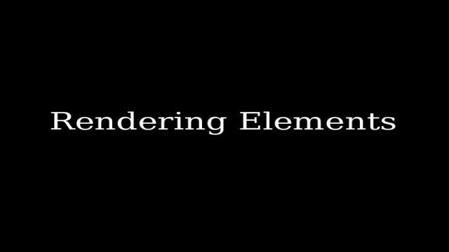 ReactJS - Rendering Elements смотреть онлайн