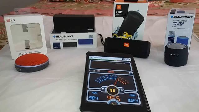 Sound test of Bluetooth Speakers Blaupunkt BT 01/51, JBL FLIP 3 and LG PH2 смотреть онлайн