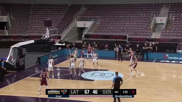Elīna Babkina 10 PTS | Latvija- Vācija | Highlights. Latvia- Germany смотреть онлайн