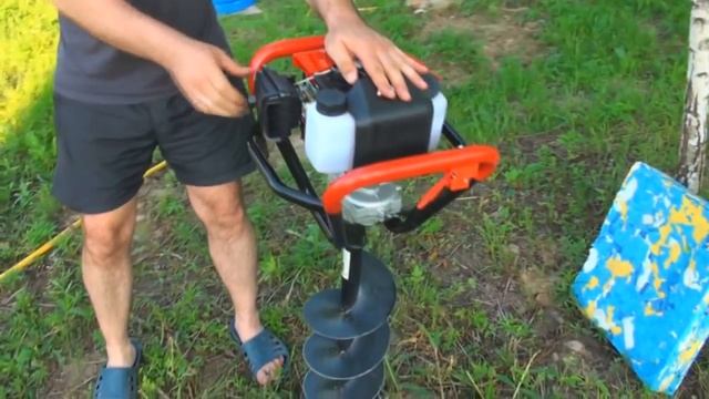 Мотобур ADA Ground Drill 2, как убрать пень смотреть онлайн