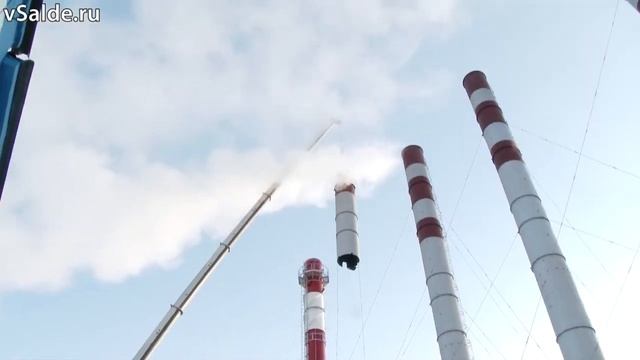 В котельной № 1 ВСМПО заменили одну из труб смотреть онлайн