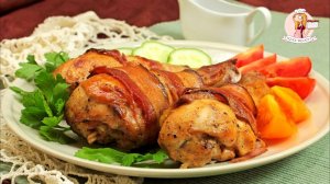 КУРИНЫЕ НОЖКИ в БЕКОНЕ в ДУХОВКЕ - от такого невозможно отказаться!