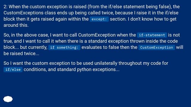 python calling custom exceptions from if-statement and try-except смотреть онлайн