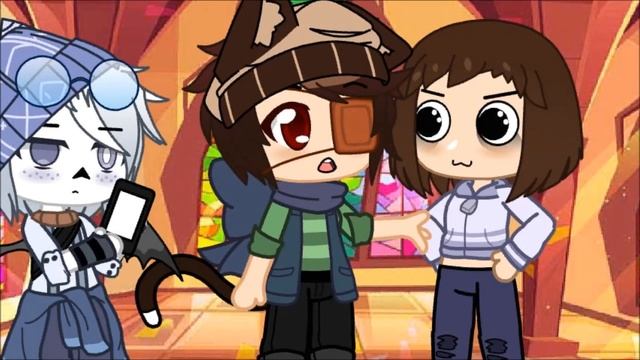 Кто будет материться в церкви, того... [Gacha Club] смотреть онлайн