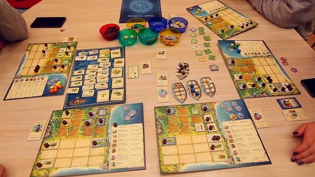 Пуэрто-Рико Puerto Rico let's play играем в настольную игру смотреть онлайн