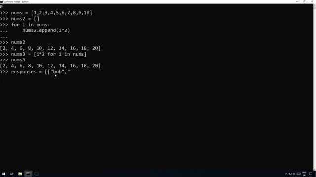 Python - List Comprehension Tutorial смотреть онлайн