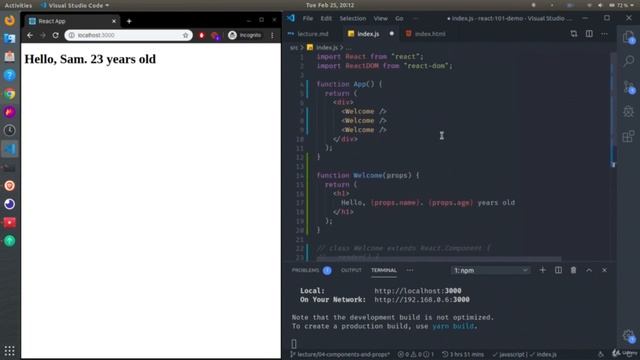 Getting Started with React смотреть онлайн