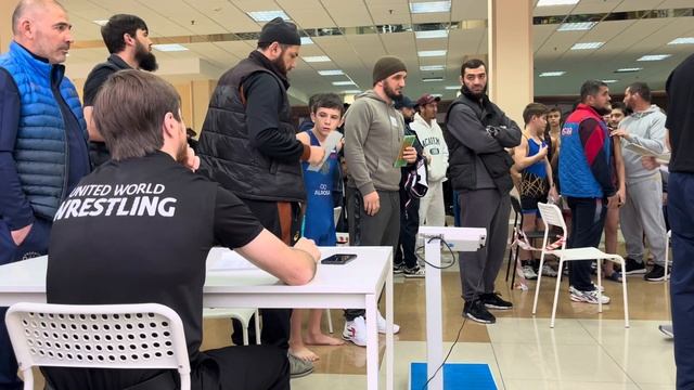 Взвешивание борцов до 68 кг, до 15 лет. 13 ноября 2023 г.