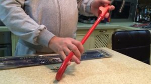 Механическое противоугонное устройство блокиратор на руль и педаль ТИП ЗОНТИК