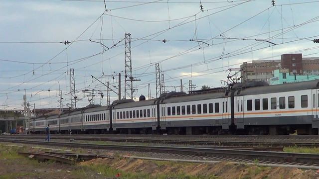 Электропоезд ЭП2Д-0006 "ЦППК", станция Царицыно смотреть онлайн