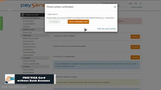 How to get a FREE VISA Card without any Bank Account смотреть онлайн
