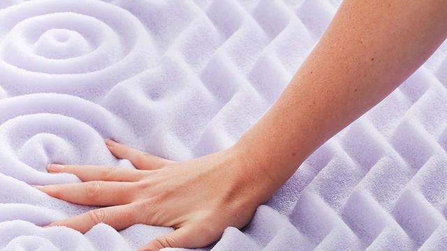 Lucid 2-Inch 5-Zone Lavender Memory Foam Mattress Topper Review смотреть онлайн