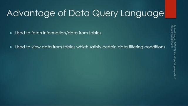 SQL Structured Query Language смотреть онлайн