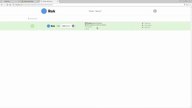 Present a file as a VMware VM on vCenter using Rok смотреть онлайн